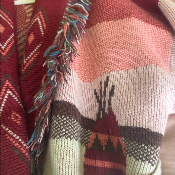 ALANUI COLLECTOR'S CASHMERE Colorful Patterned Women's Cardigan- - Picture 3 of 8